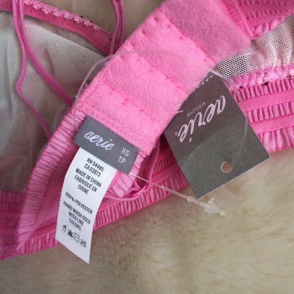 Aerie Embroidered Triangle Bralette NWT - Picture 8 of 8